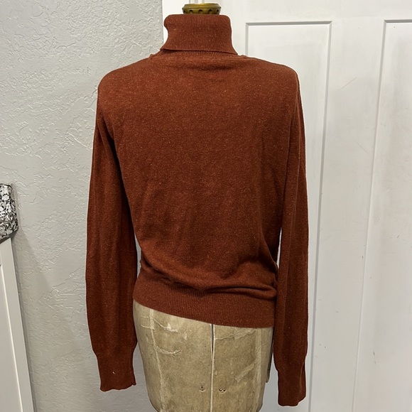 MNG MANGO COLLECTION BROWN TURTLE NECK SMALL - Picture 10 of 16